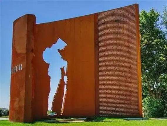 白银耐候钢板景观